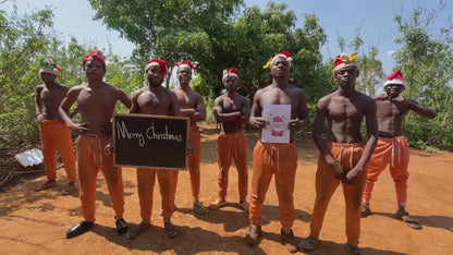 African Orange Pants Team